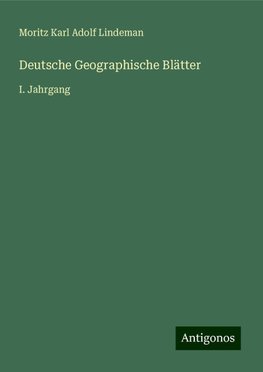 Deutsche Geographische Blätter