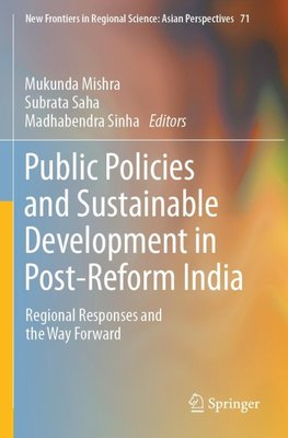 Public Policies and Sustainable Development in Post-Reform India