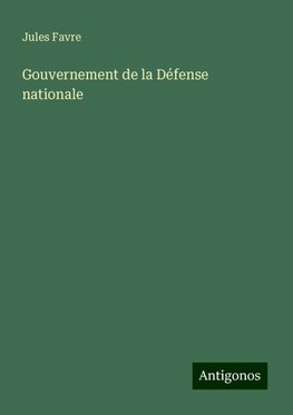 Gouvernement de la Défense nationale