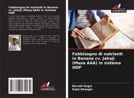 Fabbisogno di nutrienti in Banana cv. Jahaji (Musa AAA) in sistema HDP