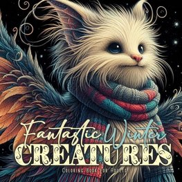 Fantastic Winter Creatures Coloring Book for Adults