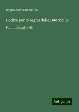 Codice per lo regno delle Due Sicilie