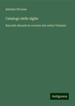 Catalogo delle alghe