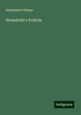 Strambotti e frottola