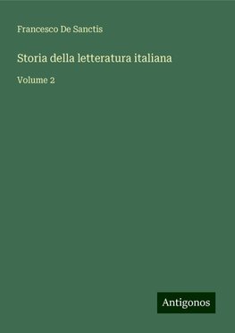 Storia della letteratura italiana