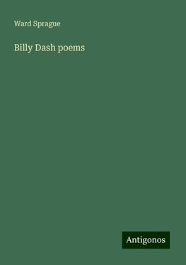 Billy Dash poems