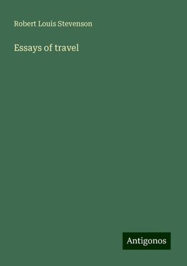 Essays of travel