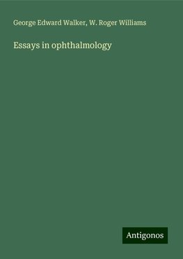 Essays in ophthalmology