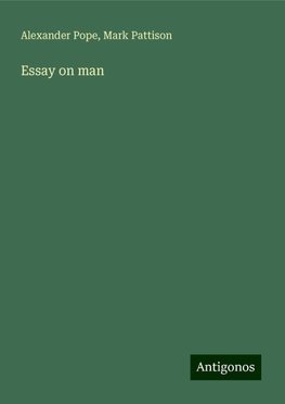 Essay on man