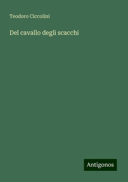 Del cavallo degli scacchi