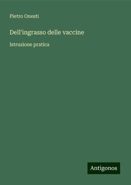 Dell'ingrasso delle vaccine