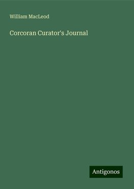 Corcoran Curator's Journal