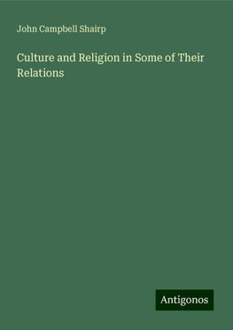 Culture and Religion in Some of Their Relations