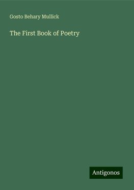 The First Book of Poetry