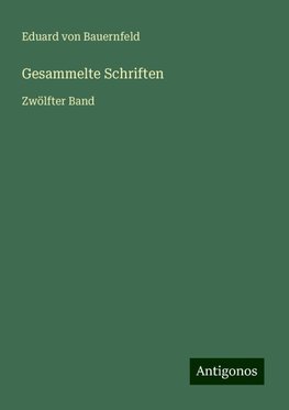 Gesammelte Schriften