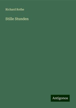 Stille Stunden