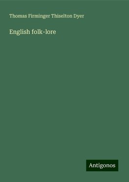 English folk-lore