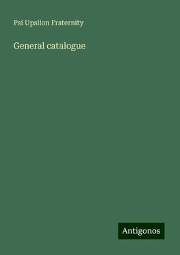 General catalogue