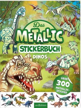 Das Metallic-Stickerbuch - Dinos