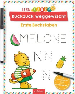 Lernraupe - Ruckzuck weggewischt! Erste Buchstaben