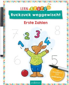 Lernraupe - Ruckzuck weggewischt! Erste Zahlen