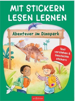 Mit Stickern Lesen lernen - Abenteuer im Dinopark