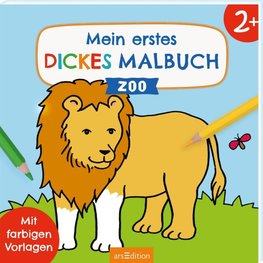 Mein erstes dickes Malbuch ab 2 - Zoo