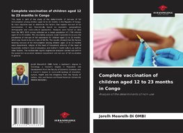 Complete vaccination of children aged 12 to 23 months in Congo