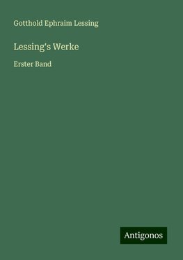 Lessing's Werke