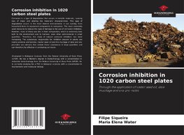 Corrosion inhibition in 1020 carbon steel plates