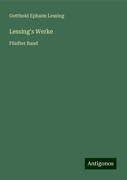 Lessing's Werke