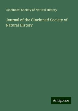 Journal of the Cincinnati Society of Natural History