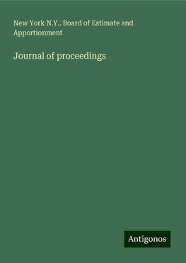 Journal of proceedings