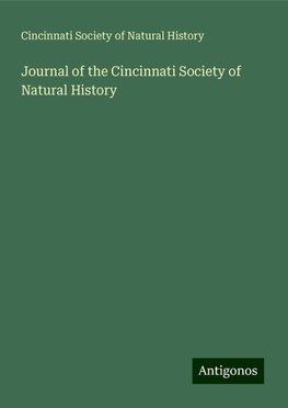 Journal of the Cincinnati Society of Natural History