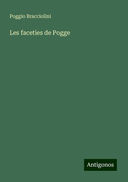 Les faceties de Pogge