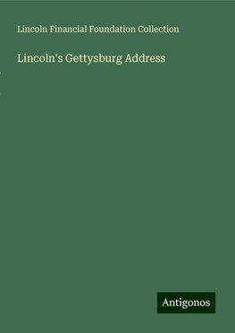 Lincoln's Gettysburg Address