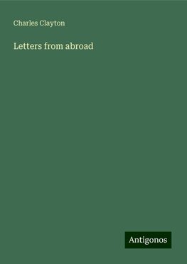 Letters from abroad