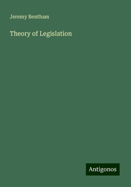 Theory of Legislation