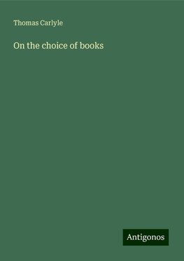 On the choice of books