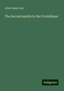 The Second epistle to the Corinthians