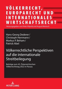 Völkerrechtliche Perspektiven auf die internationale Streitbeilegung