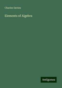 Elements of Algebra