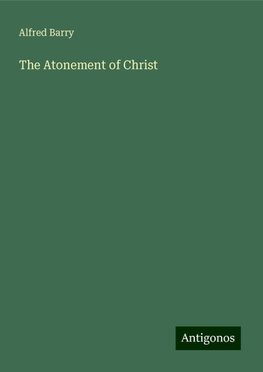 The Atonement of Christ