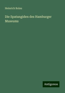 Die Spatangiden des Hamburger Museums