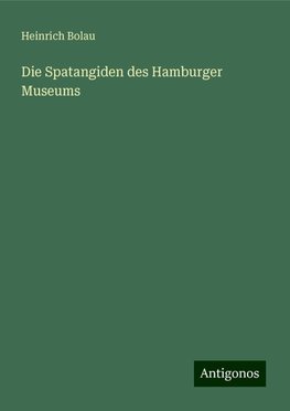 Die Spatangiden des Hamburger Museums