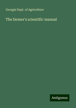 The farmer's scientific manual