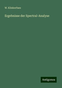 Ergebnisse der Spectral-Analyse