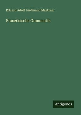 Französische Grammatik