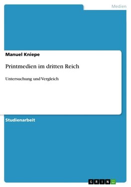 Printmedien im dritten Reich