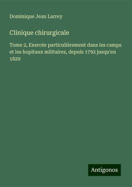 Clinique chirurgicale